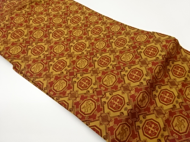 JAPANESE NAGOYA OBI / WOVEN ARISUGAWA PATTERN